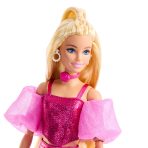 Barbie Deluxe Style Fashion Doll #5 in Metallic Pink Outfit with Corset Top and Accessories, Blonde - Image 2