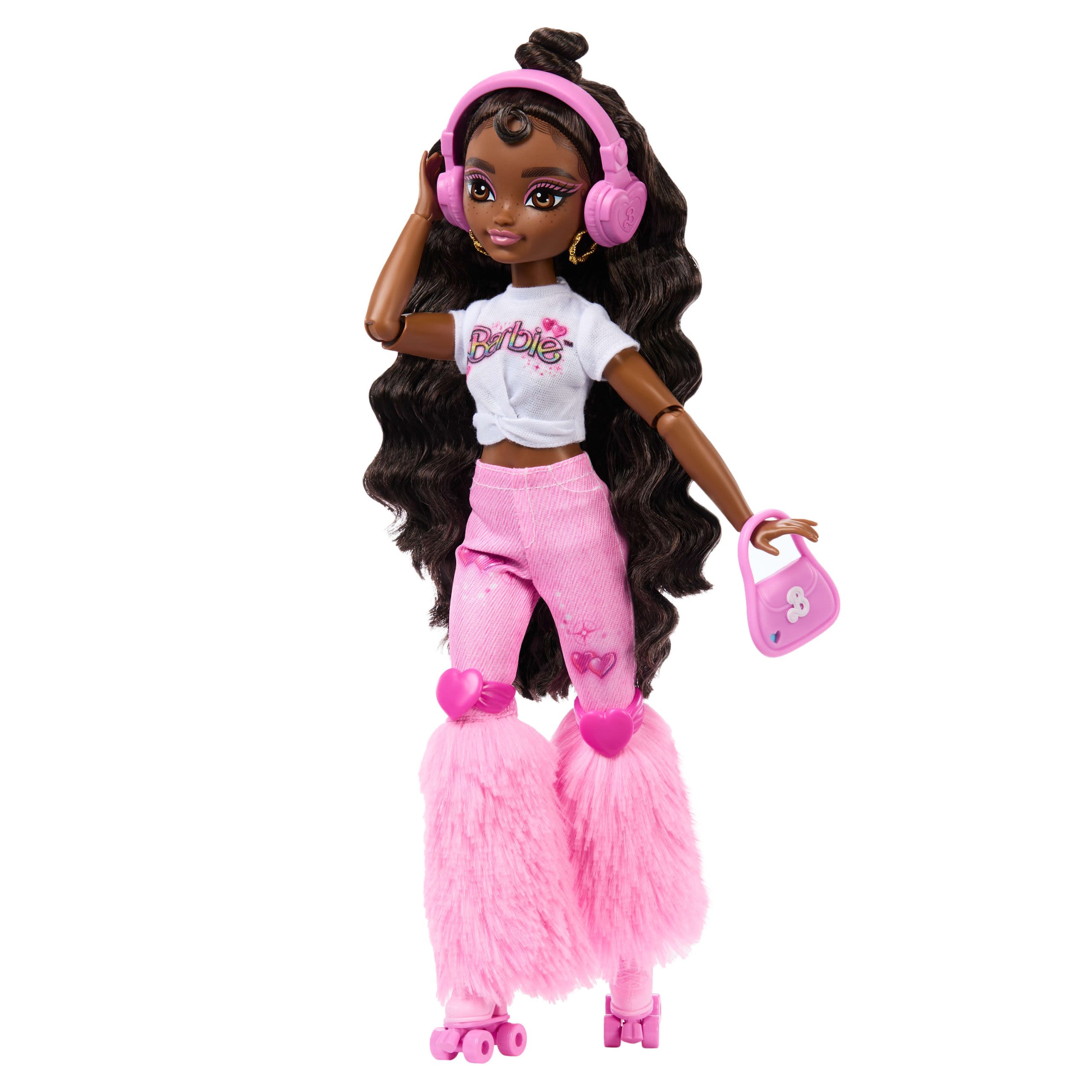 JFX97_eRetail_Assets__without_Feature_Callouts__3.jpg Dream Besties Barbie Brooklyn Roller Skating Fashion Doll - Image 1