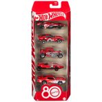 Hot Wheels Core Mattel 80th Anniversary 5-Pack of 1:64 Scale Cars - Image 2