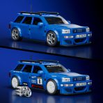 Bundle: Mattel Brick Shop Hot Wheels Speed Series Audi, Maserati & Cadillac Set - Image 3