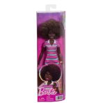 Barbie Fashionistas Doll #247 with Pink and Green Striped Dress - Image 5