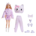 Care Bears Barbie Cutie Reveal Doll - Purple Kitten - Image 5