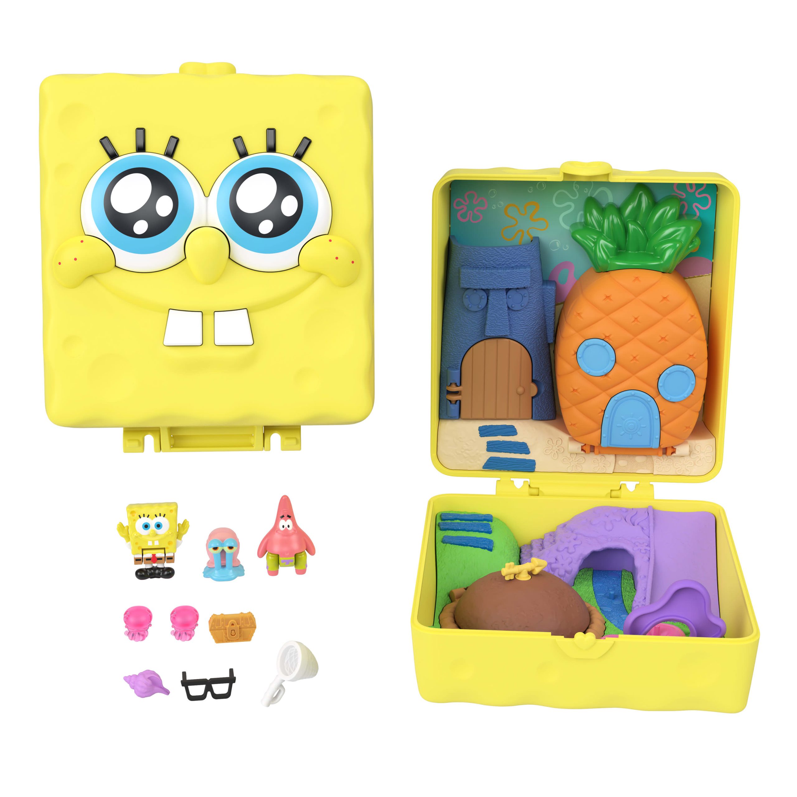 JKC84_eRetail_Assets__without_Feature_Callouts__1.jpg Polly Pocket Partnership Compact - SpongeBob SquarePants - Image 1