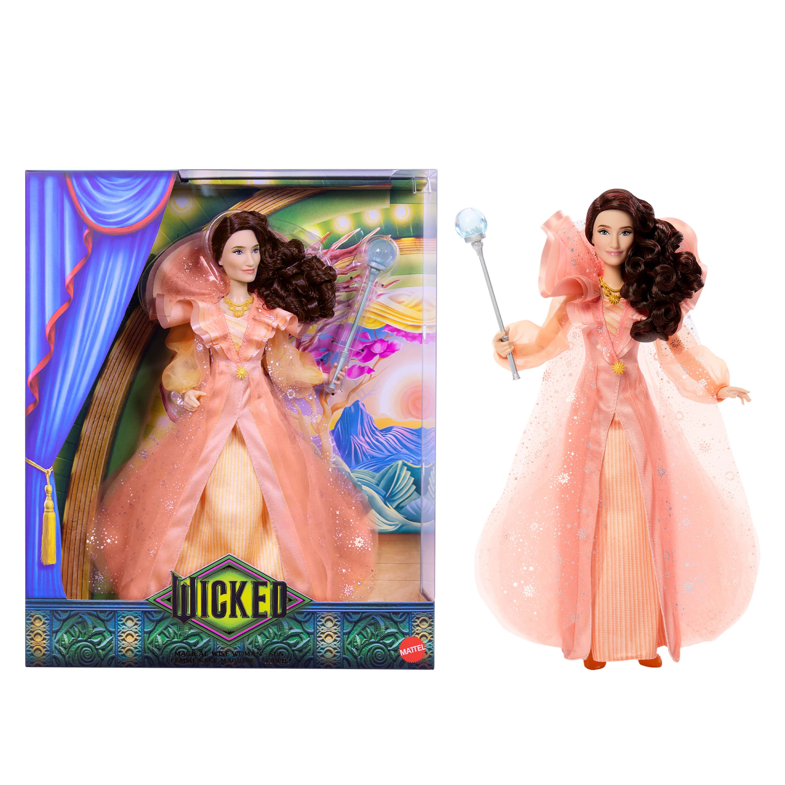 JLD88_eRetail_Assets__without_Feature_Callouts__1.jpg Universal Pictures Wicked Magical Wise Woman Sun Fashion Doll - Image 1