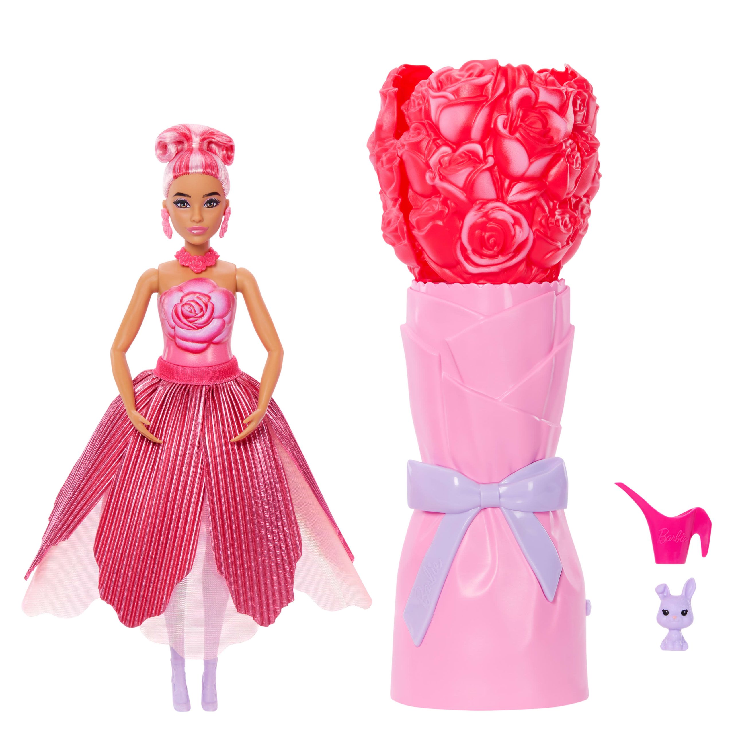 JMF59_eRetail_Assets__without_Feature_Callouts__1.jpg Barbie Petal Pop Doll And Accessories - Image 1