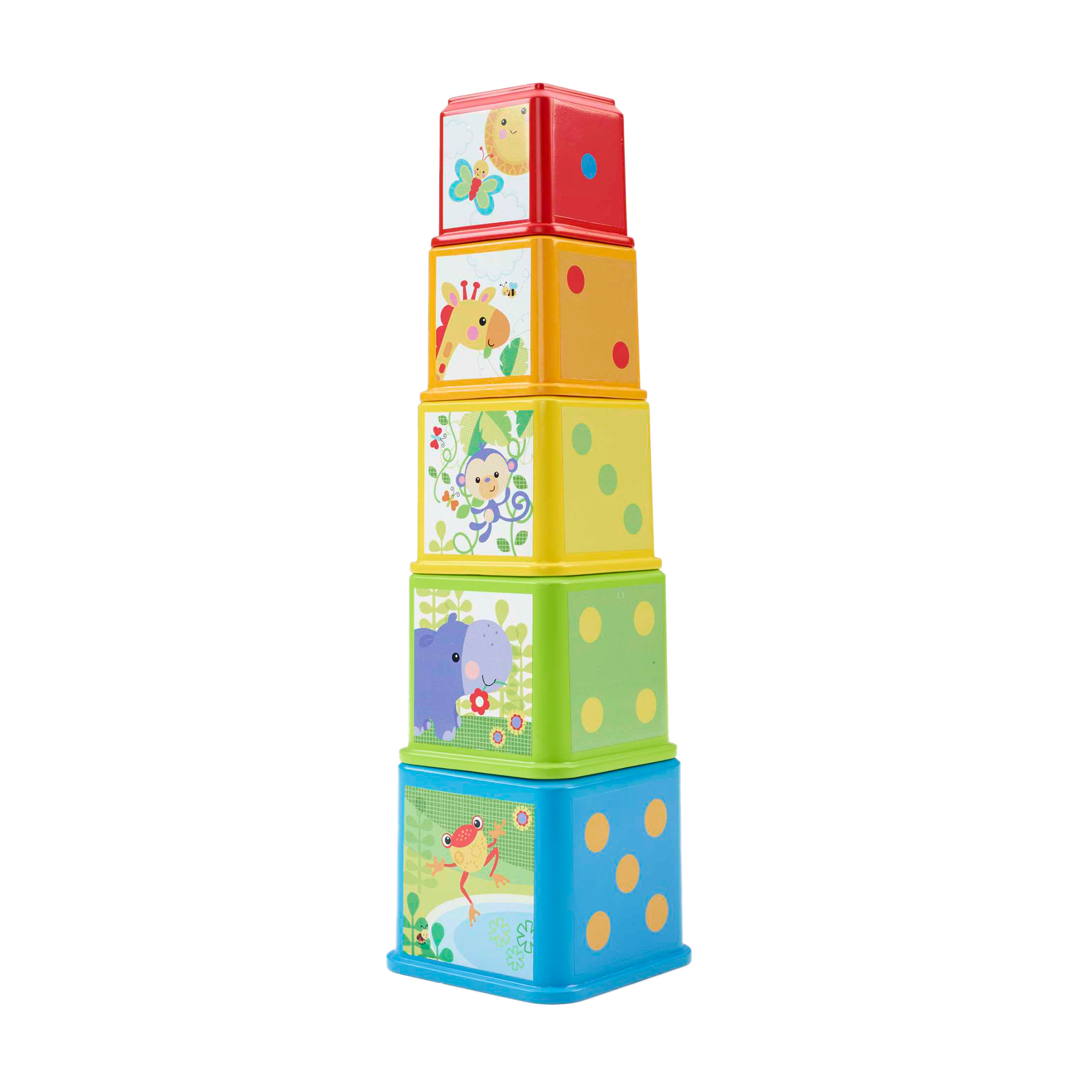 MAT-CDC52-_1_3ae92e13-ade3-4b65-82d5-3b0c581bc148.png Fisher-Price Stack & Explore Blocks - Image 1