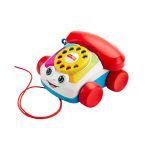 Bundle: Fisher-Price Chatter Telephone + Wooden Rainbow + Wooden Puzzle - Image 2