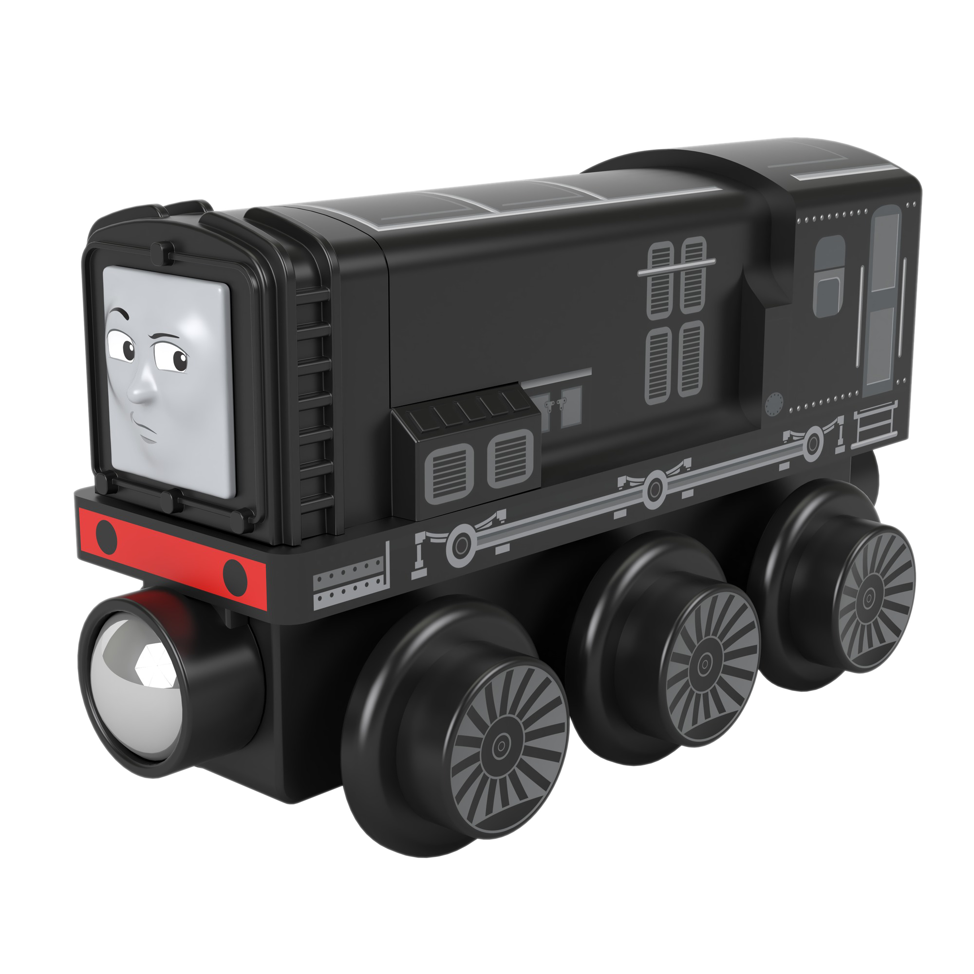 MAT-HBJ84-_3_6bbf211d-93ce-49cb-a18c-2d0e17312f10.png Fisher-Price Thomas & Friends Wooden Railway Diesel Engine - Image 1