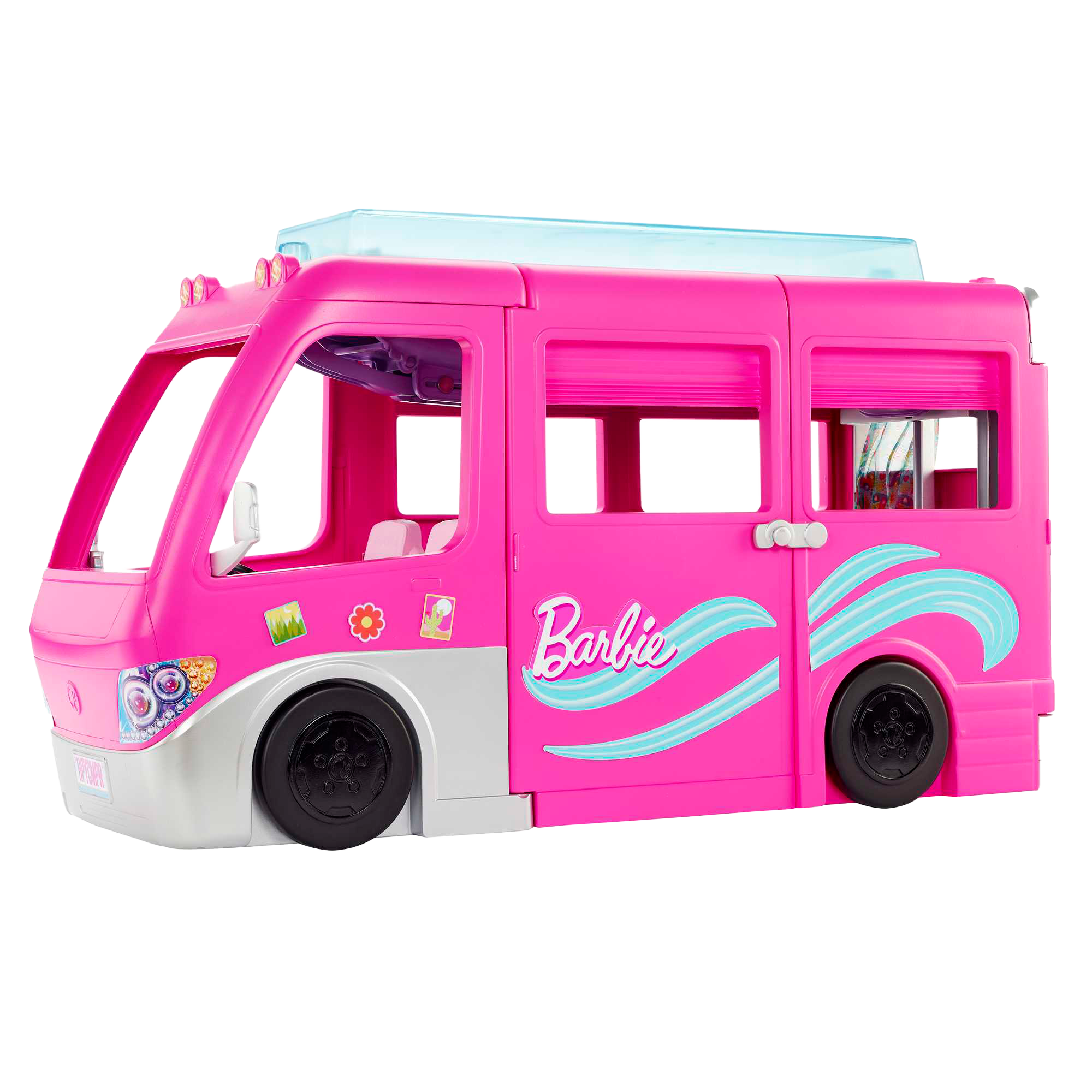 MAT-HCD46-_9_7127d61b-530f-4a8c-b46d-d695cdd9ba4c.png Barbie Dream Camper Vehicle Playset - Image 1