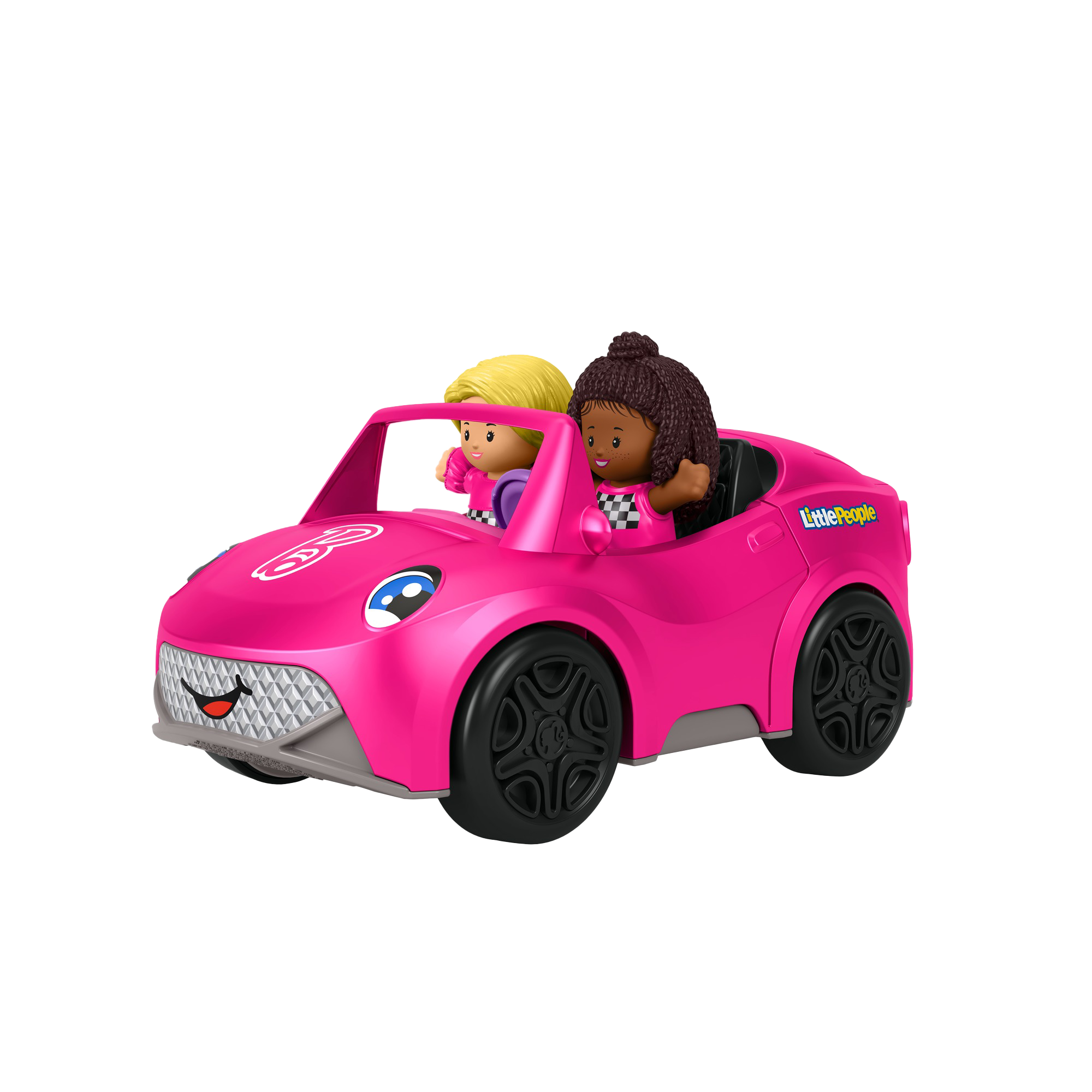 MAT-HCF59-_9_63011cee-3354-467b-abd3-c26426789054.png Barbie Convertible by Little People - Image 1
