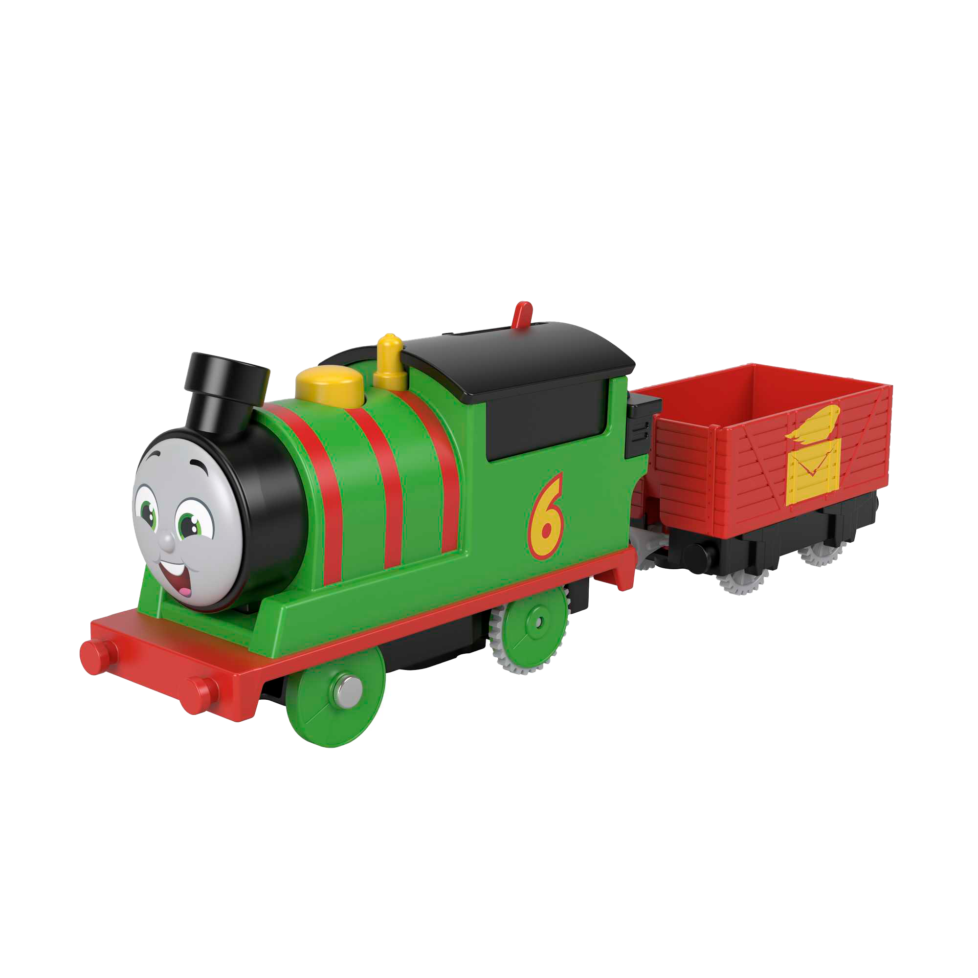 MAT-HDY60-_15_f9f0d3c5-6aa0-43a1-bd08-f7ae4d3fd489.png Fisher-Price Thomas & Friends Percy Motorized Engine - Image 1