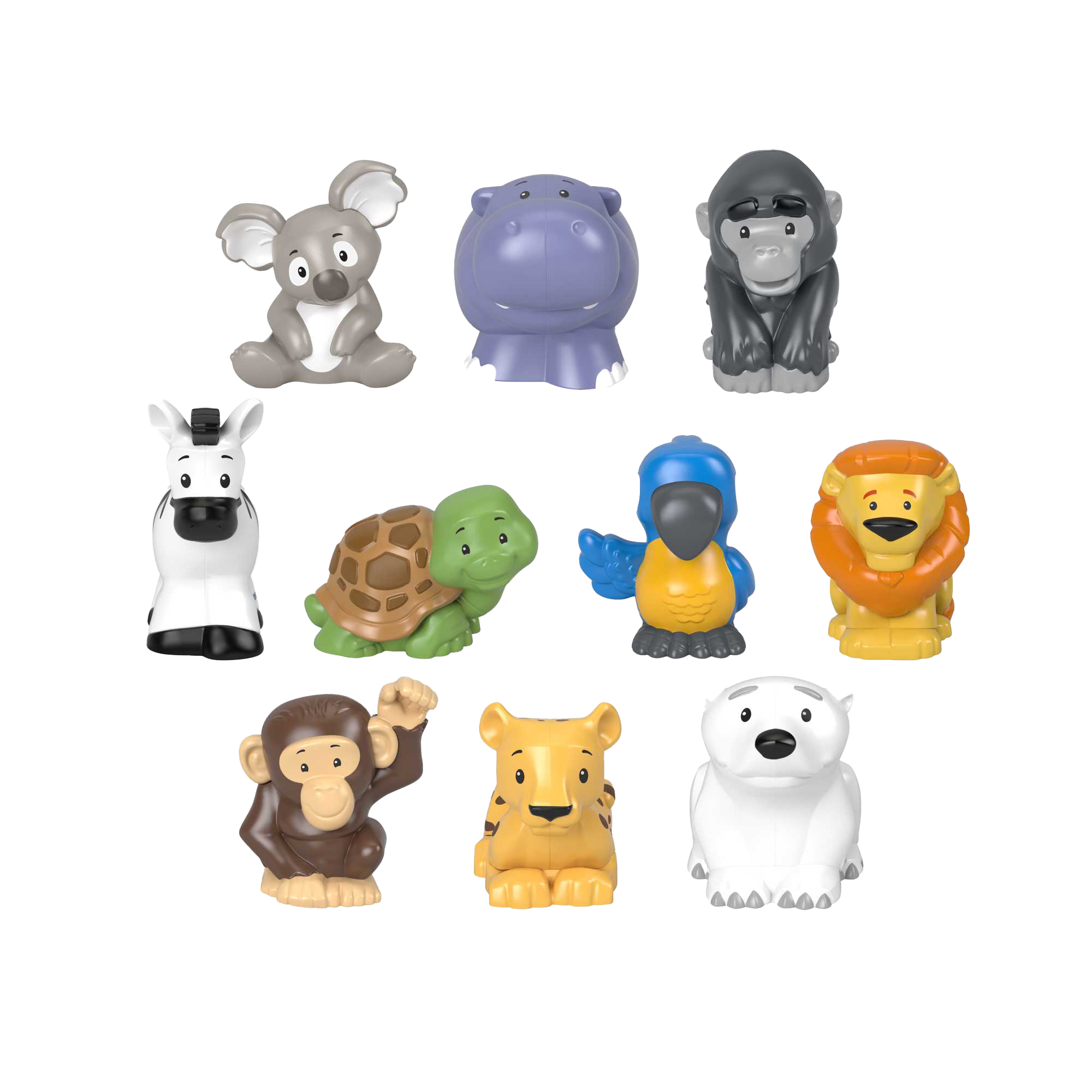 MAT-HFB27-_2_d6f8537e-4b59-4486-88b7-73a31efea5e5.png Fisher-Price Little People 10 Figure Animal Pack - Image 1