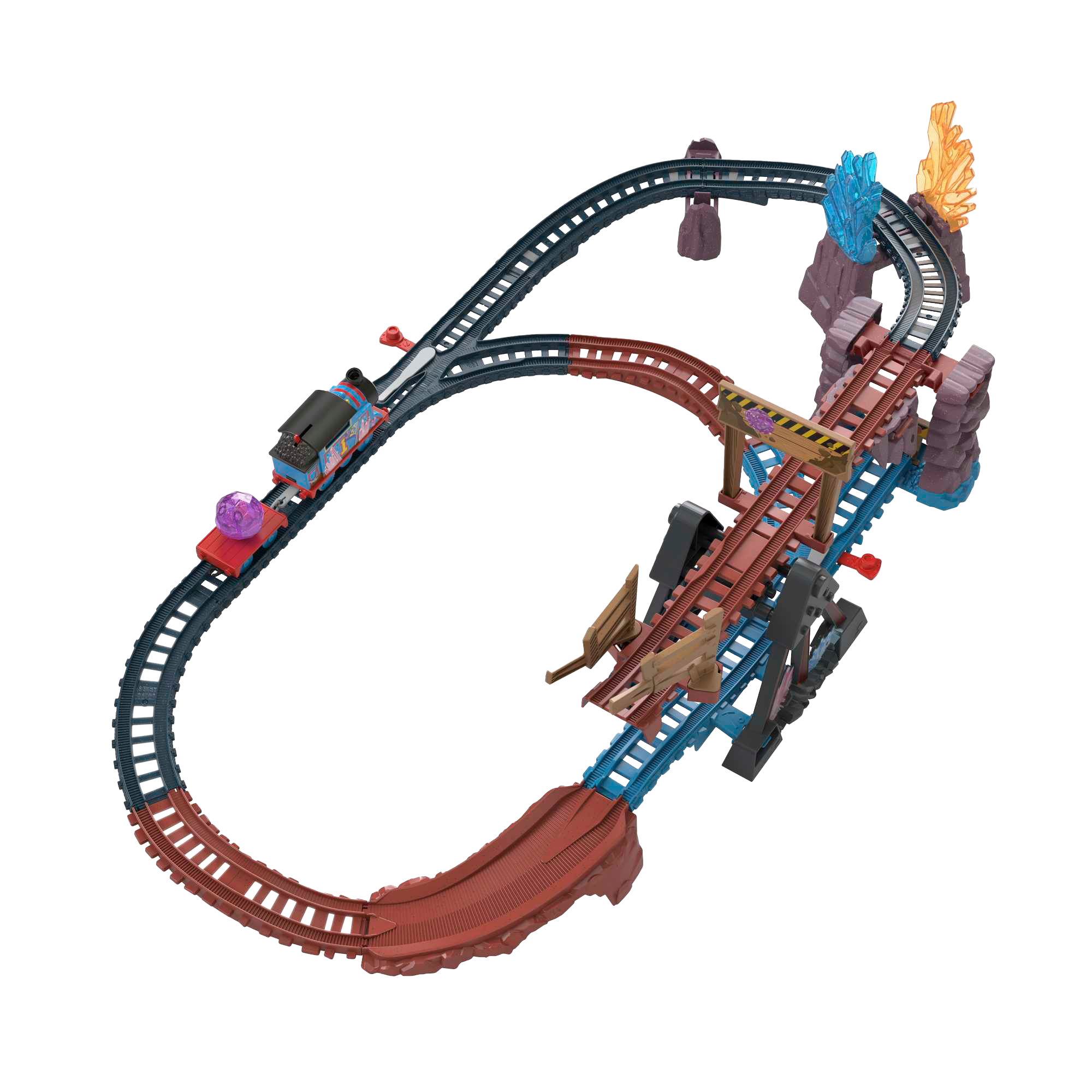 MAT-HMC28-_6_ac2b25d0-0b58-431b-9ff4-f3685858007d.png Fisher-Price Thomas & Friends Crystal Caves Adventure Set - Image 1