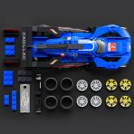 Mattel Brick Shop Hot Wheels Cadillac Project GTP Hypercar Building Set - Image 7