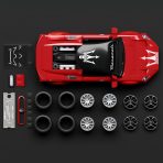 Mattel Brick Shop Hot Wheels Maserati MC20 Building Set - Image 6