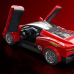 Mattel Brick Shop Hot Wheels Maserati MC20 Building Set - Image 5