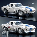 Mattel Brick Shop Hot Wheels Corvette Grand Sport Building Set - Image 3