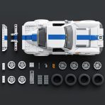 Mattel Brick Shop Hot Wheels Corvette Grand Sport Building Set - Image 6