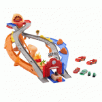 Bundle: Disney Pixar Cars Race & Rescue Playset with 2 Diecast Vehicles