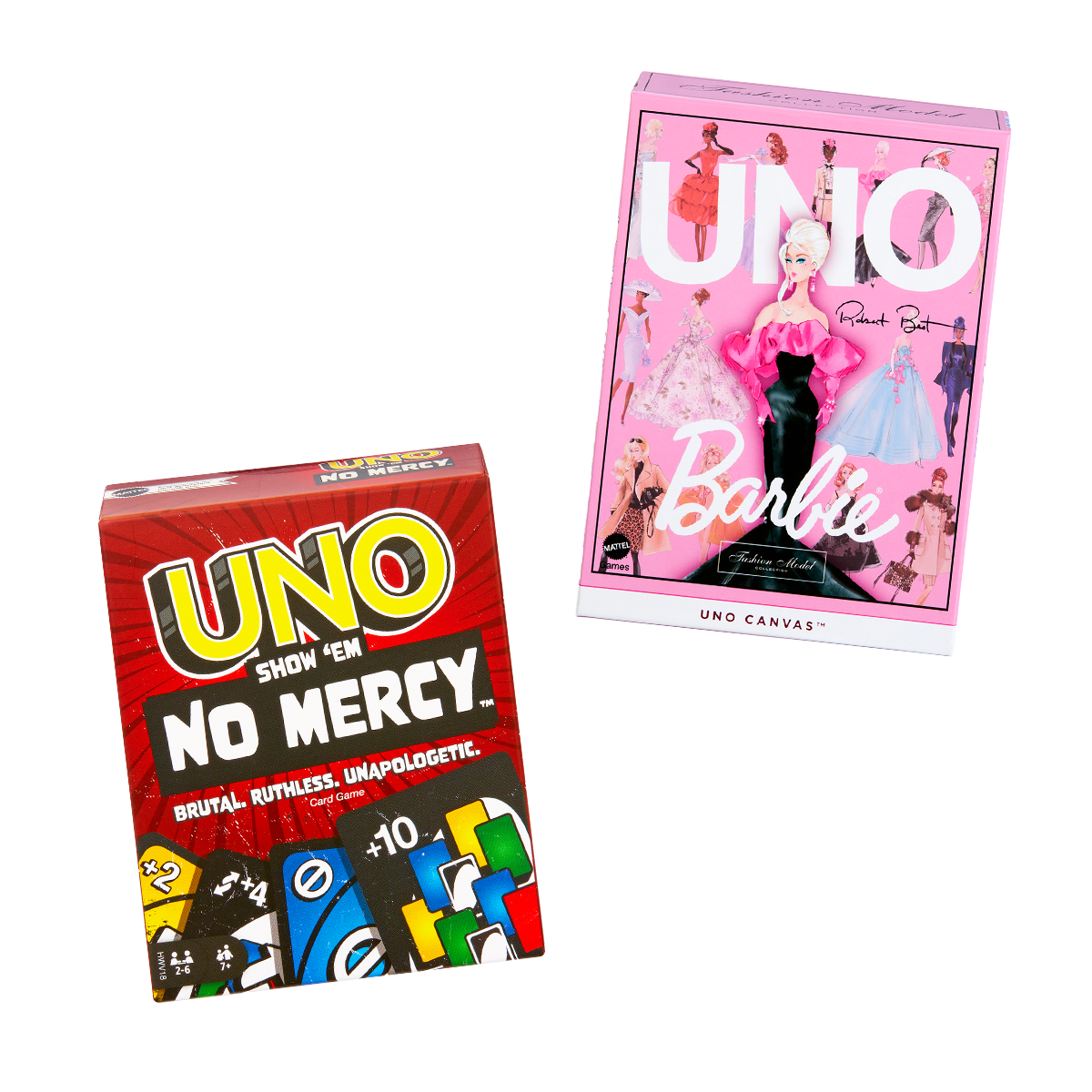 UltimateUNOBundle.png Bundle: Ultimate Uno Canvas Barbie & Uno Show 'Em No Mercy - Image 1