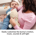 Fisher-Price Soothe & Settle Bunny Plush Baby Toy & Customizable Sound Machine With Motion - Image 4