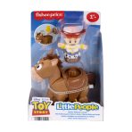 Fisher-Price Little People Disney Pixar Toy Story Bobbin' Bullseye & Jessie, Toddler Figure Set - Image 6