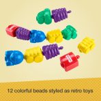 Fisher-Price Rock-A-Stack & Snap Lock Beads Baby Toy Set, Mattel Replay The Classics Collection - Image 5