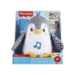 Fisher-Price Plush Tummy Time Toy, Flap & Wobble Penguin, Newborn Musical Toy - Image 6