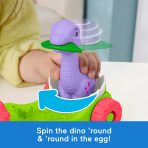 Fisher-Price Little People Dinosaur Parade Egg Car & Figure Set Toddler Toy, 3 Pieces - Image 4