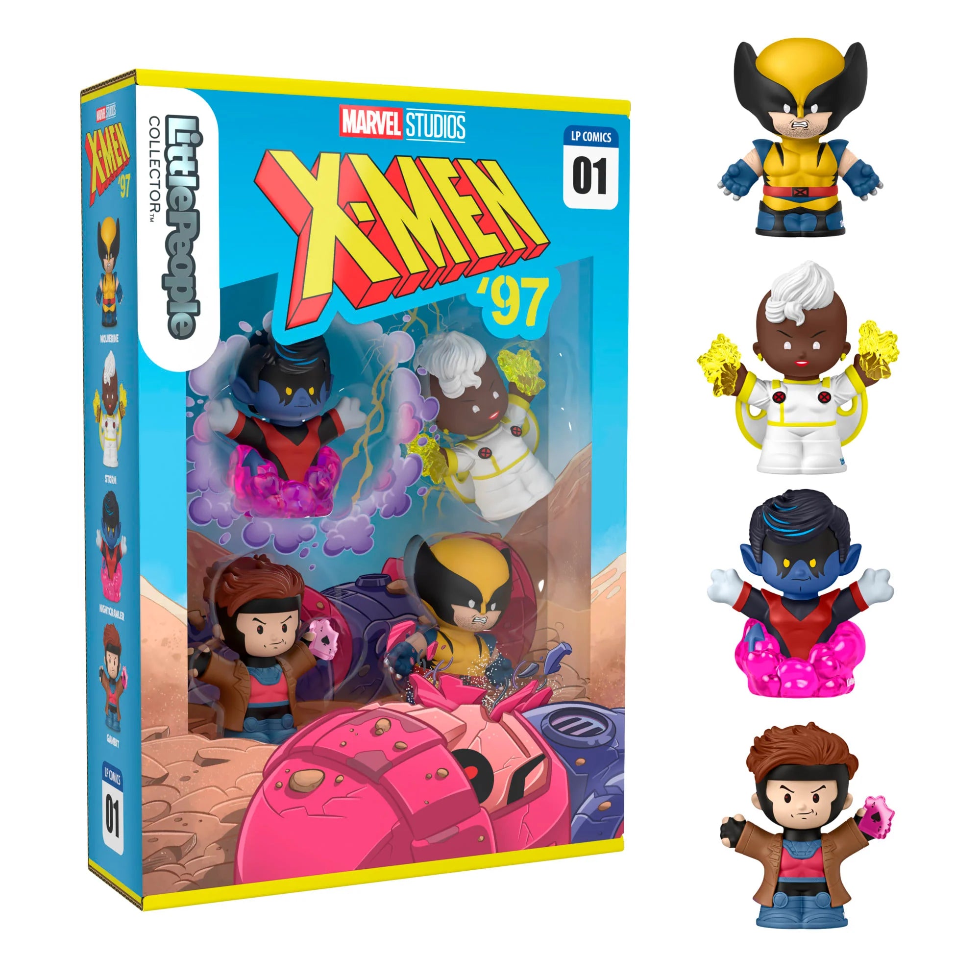 afntpr0euepuylxmwlt5.jpg Little People Collector Marvel X-Men: Issue 1 Figure Set - Image 1