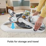 Fisher-Price Sit-Me-Up Floor Seat With Tray, Portable Baby Chair With Toys, Cute Sloth - Image 4