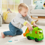 Fisher-Price  Little People  Camion de Recyclage Musical, 5Éléments - Image 2