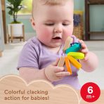 Fisher-Price Wooden Clacker Caterpillar Developmental Activity Rattle Toy For Baby, 1 Wood Piece - Image 2