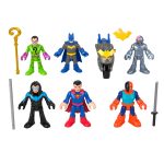Imaginext DC Super Friends Deluxe Figure Pack Batman Toys For Preschool Kids, 9 Pieces
