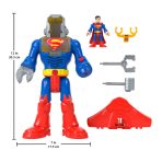 Imaginext DC Super Friends Superman Insider & Exo Suit Robot With Lights & Sounds, 6 Pieces - Image 6