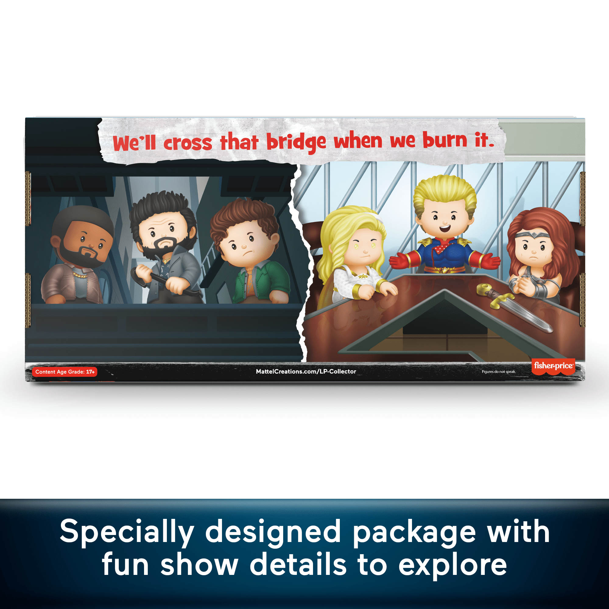b0mn9jdearwq7bk7skhk Little People Collector The Boys Special Edition Set For Adults & Fans, 6 Figures - Image 1