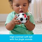 Fisher-Price Mini Me Moments Let's Goal Gift Set, 3-Piece Soccer Themed Baby Rattle & Teether Toys - Image 3