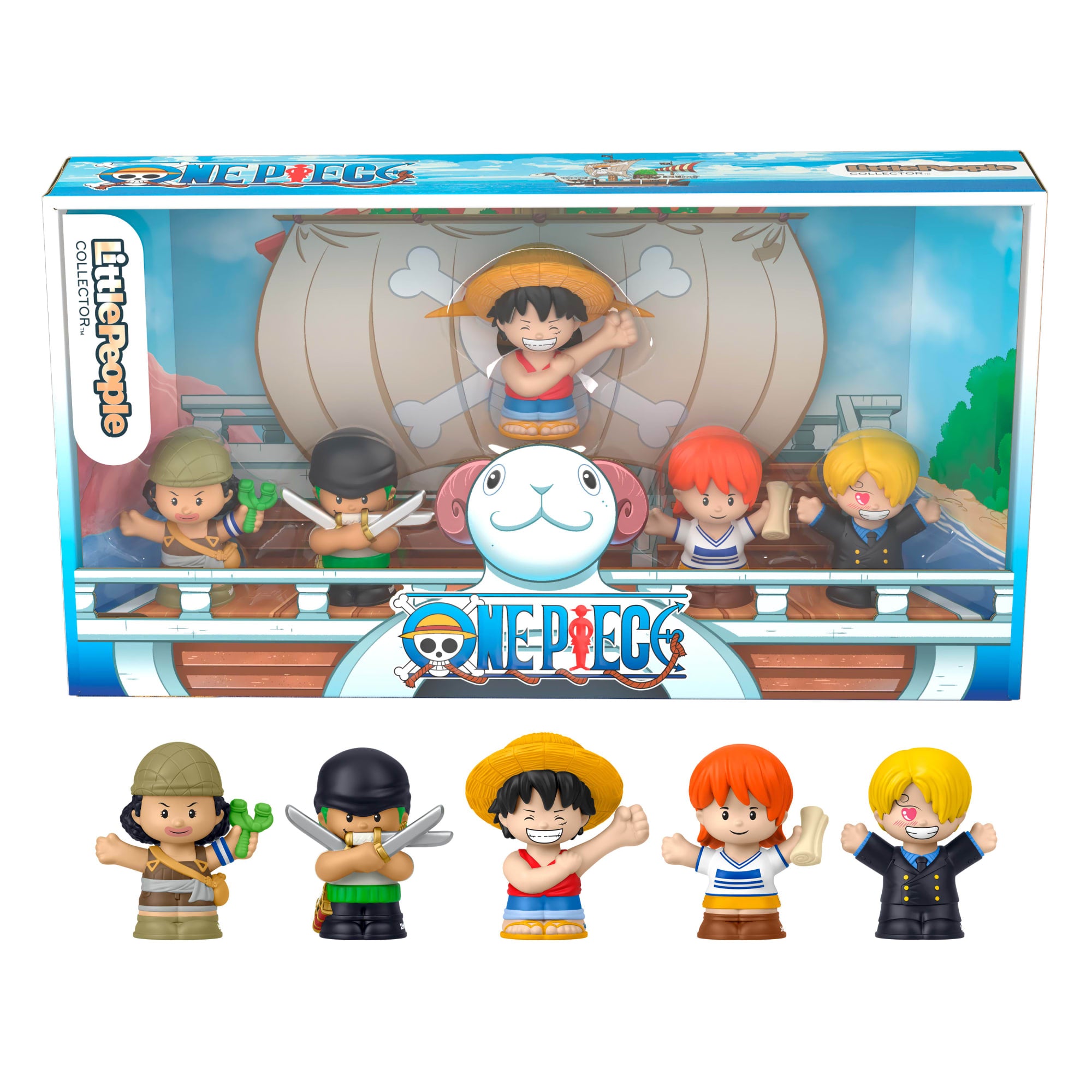 b3442dc011afc637d271c18a22508802719aa0e3 Little People Collector One Piece Anime Series Special Edition Set For Fans, 5 Figures - Image 1