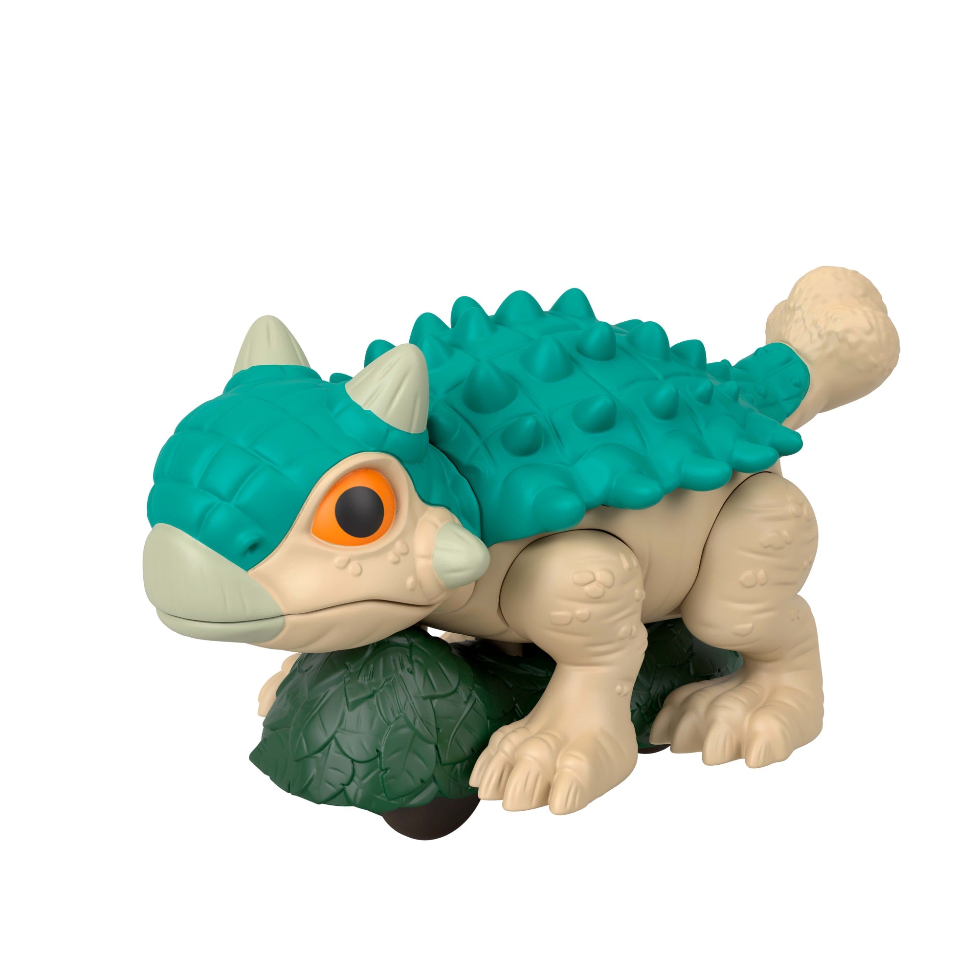 b70257c28e407cc5a483b569ce0ef31c7161d8da Fisher-Price Imaginext Jurassic World Ankylosaurus Dinosaur Toy With Wheels & Wiggling Motion - Image 1