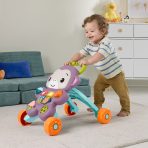 Fisher-Price Learn With Me Purple Monkey Walker Baby Activity Toy With Music & Lights - Image 2