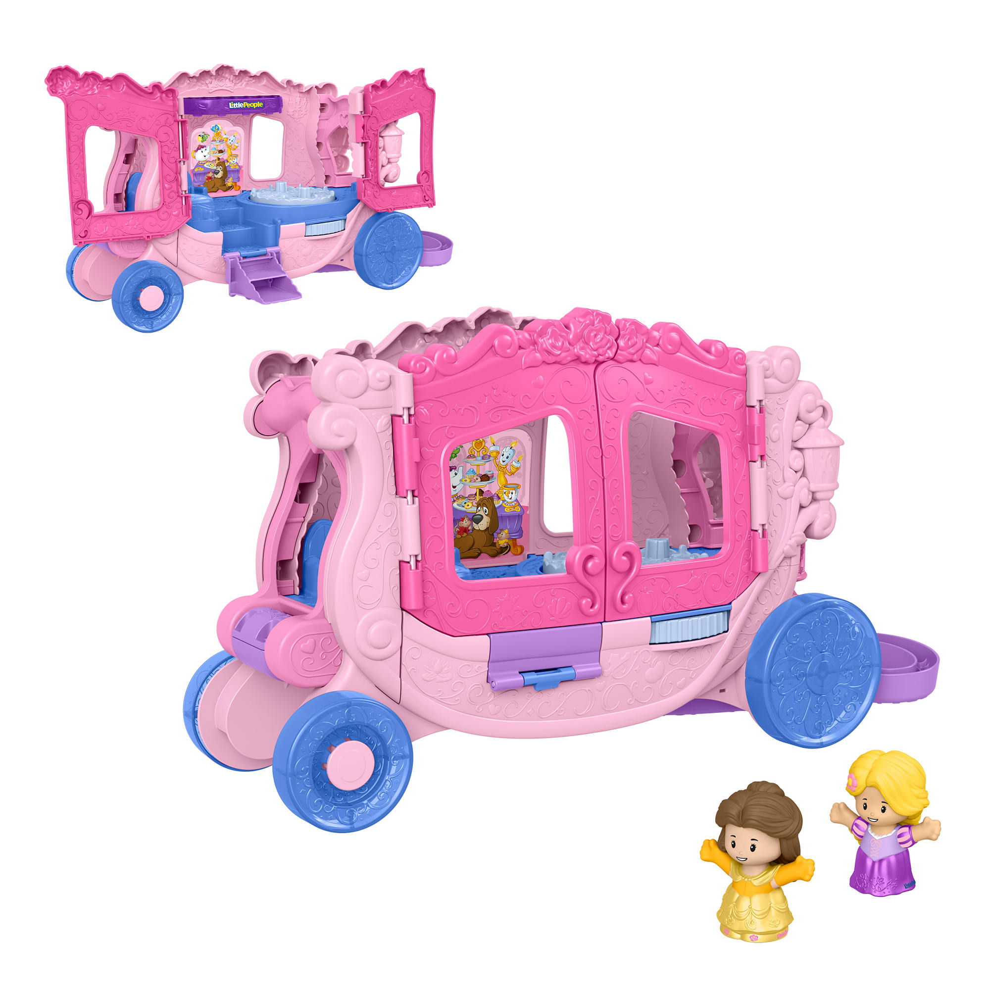 bac843775a57b427cfc586cada76ce9e5be6bcbc_7d072859-ebfb-464d-a9b9-5ad022405548 Little People Disney Princesa Juguete para Bebés Carruaje de Princesas - Image 1