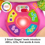 Fisher-Price Laugh & Learn Smart Stages Sis Pink Plush Baby Musical Learning Toy, Multilanguage Version - Image 3