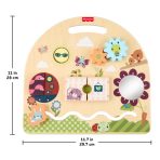 Fisher-Price Wooden Take-Along Activity Station, Wood Busy Board For Baby & Toddler - Image 5