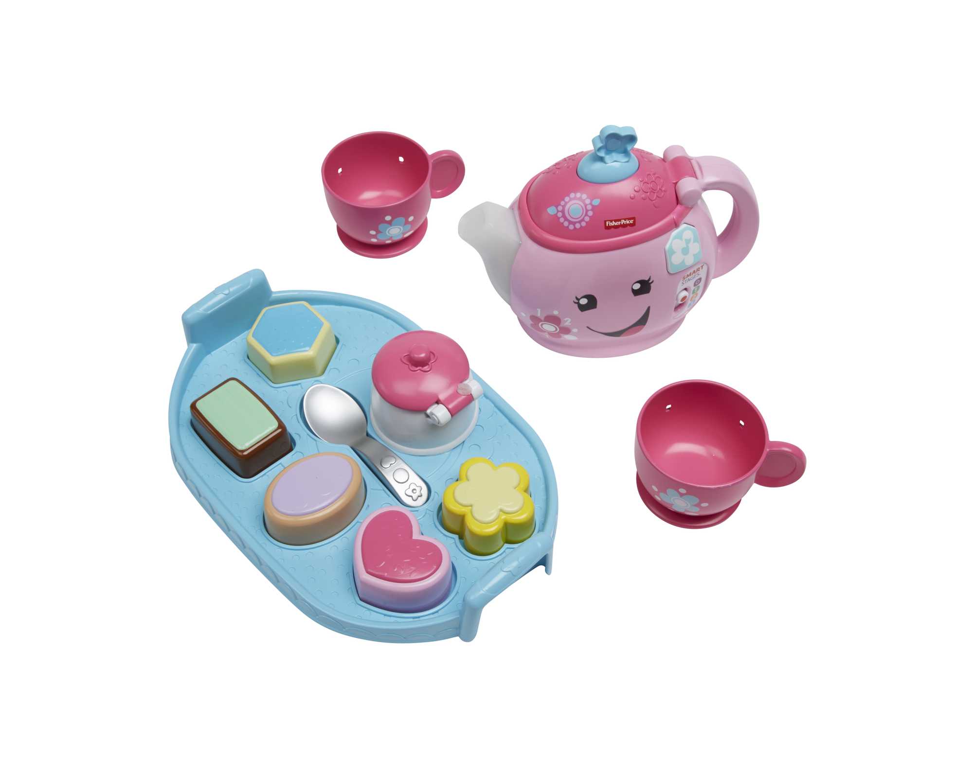 bgmtmk0zs973xhfu1spd Fisher-Price Laugh & Learn Sweet Manners Tea Set Interactive Toddler Toy - Image 1