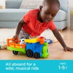 Fisher-Price Little People Choo-Choo Zoo Train Musical Toddler Toy Vehicle With 3 Figures - Image 2