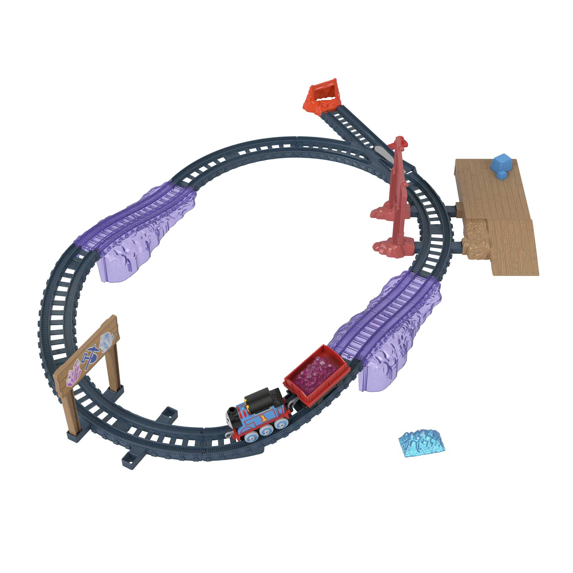 bwvxgffaro5gpiu9pvdq_a0a94e4c-40d4-441b-8ae7-b0b63b680f28.jpg Fisher-Price Thomas & Friends Crystal Mines Thomas - Image 1