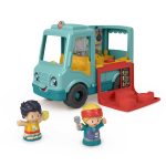 Fisher-Price Little People Camion-Restaurant Prêt à Servir Version Anglaise et Française