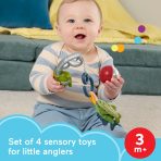 Fisher-Price Mini Me Moments Reel Fun Fishing Gift Set, 4 Baby Toys For Newborn Sensory Play - Image 2