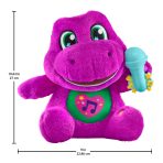 Fisher-Price Barney's World Sing Along Barney Plush, 10.5-inch Figure, Songs, Sounds & Soft Texture - Image 6