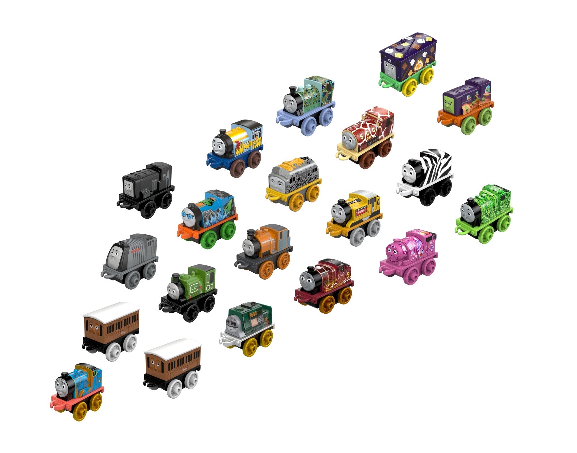 cd6s9pqsjmgpgrsbbyhe.jpg Thomas & Friends Minis Toy Train Pack, 20 Miniature Engines And Railway Vehicles For Preschool Kids - Image 1